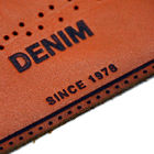 Garments Clothing Luggage Embossed Leather Labels Sew On Laser Cut