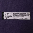 End Fold Damask Woven Sewing Labels Size Tags White Background With Black Text