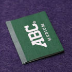 Polyester Woven Apparel Labels End Fold For Clothing , Sew On Name Tags