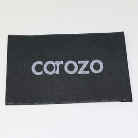 100% Polyester Straight Cut Fabrics Woven Neck Labels for Clothing Garments