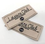 Sew on Woven Fabric Labels Custom Logo Washable Damask Neck Tags