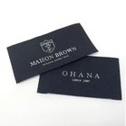 High Definition Polyester Center Fold Woven Labels Main Labels For T-Shirt
