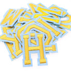 Alphabet Embroidered Letter Patches 2 In 1 Sticker Iron On Self Adhesive Badges