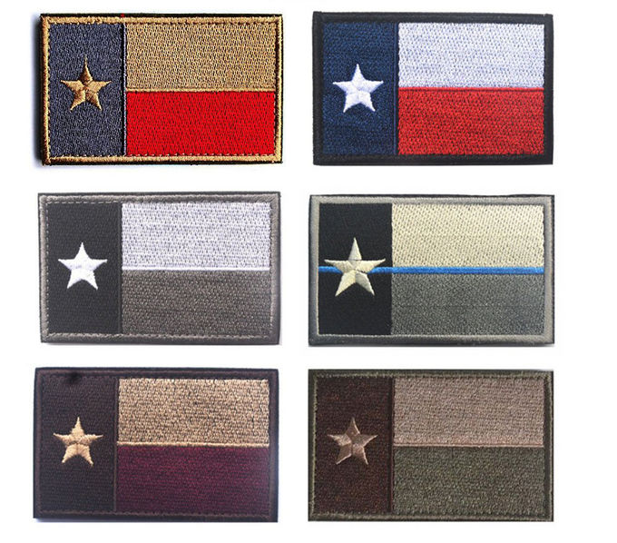 編まれる戦術的な逆米国の旗の習慣はホックの背部付着、注文の意気込パッチに記章を付けます